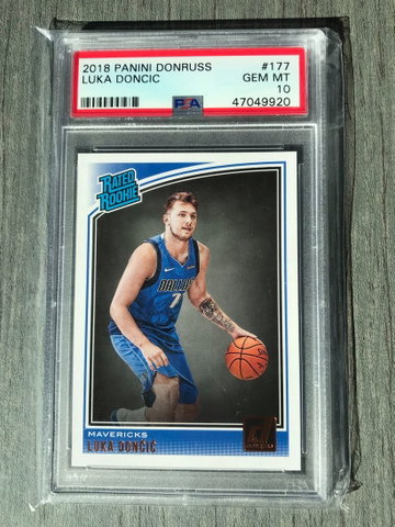 2018 donruss Luka doncic psa 10 