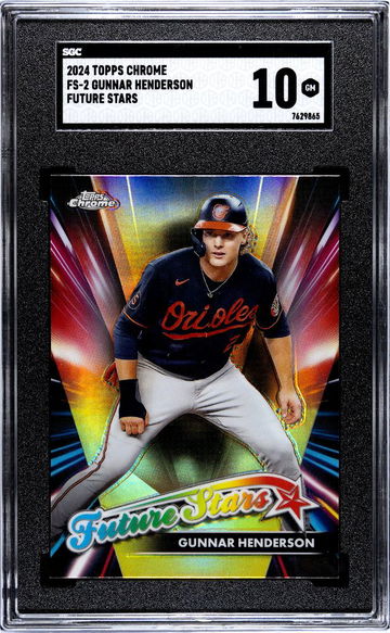 2024 TOPPS GUNNAR HENDERSON CHROME FUTURE STARS #FS-2 SGC 10