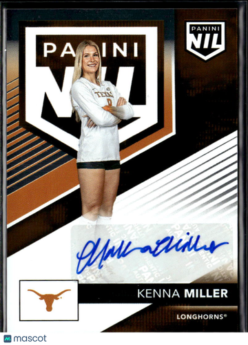 Kenna Miller 2025 Panini NIL Auto Texas Longhorns