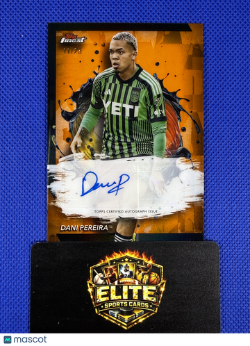 2024 Topps Finest Major League Soccer Dani Pereira #BA-DP Orange /25
