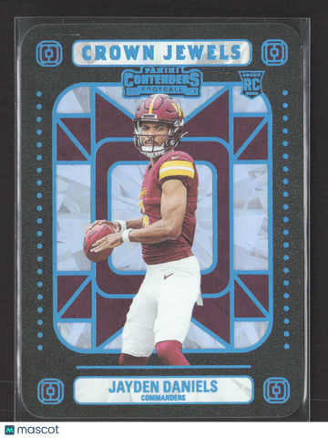 2025 Panini Contenders Football Crown Jewels Jayden Daniels #3 RC