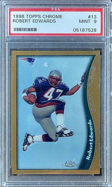 1998 ROBERT EDWARDS Topps Chrome PSA 9 Rookie RC #13