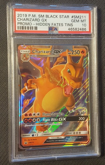 Pokemon Hidden Fates Promo Charizard PSA 10