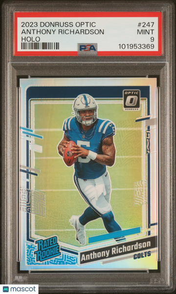 Anthony Richardson 2023 Panini Donruss Optic #247-Holo PSA 9