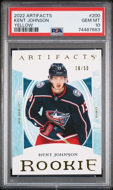 2022-23 Artifacts Kent Johnson Rookie /50