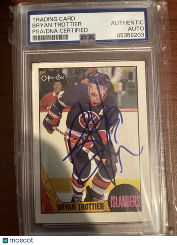 1987-88 O-Pee-Chee Bryan Trottier #60 PSA