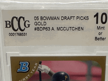 2005 Bowman Draft Picks & Prospects Andrew McCutchen #BDP63 BCCG 10