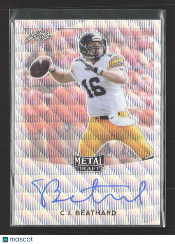 2017 Leaf Metal Draft C.J. Beathard #BA-CJB Auto