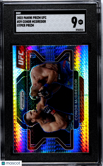 2022 Panini Prizm Ufc Conor McGregor #39 Hyper SGC 9