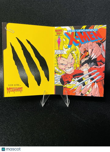 2022 Fleer Ultra Claw Cut Covers Wolverine Sabretooth 14/50 #CCC-16 Marvel Trading Card