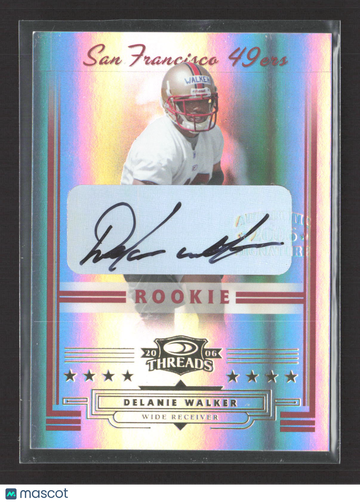 2006 Donruss Threads Delanie Walker #274