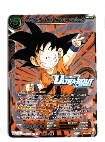 2024 Bandai Dragon Ball Super Card Game Ultra Bout Series Son Goku Holo #BT25-098