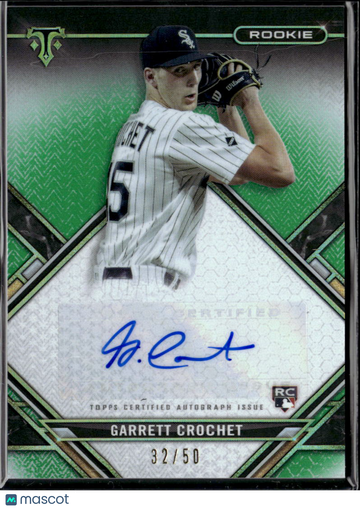 2021 Topps Triple Threads Garrett Crochet #RAC-GC Green /50 RC