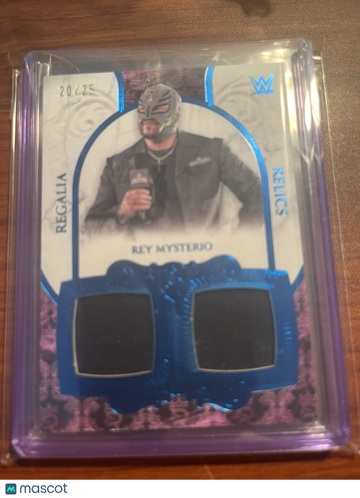 2025 Topps Rey Mysterio Blue Short Print Topps