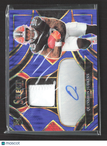 2026 Panini Select Prizm Quinshon Judkins #RSMP-QJS Purple /45 Patch Authentic Memorabilia