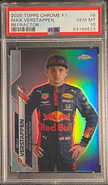 2020 Topps Chrome F1 Max Verstappen Refractor Formula 1