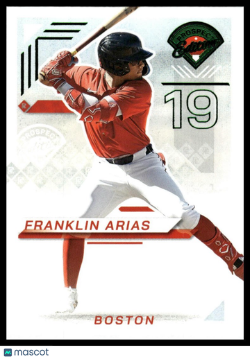 2025 Panini Prospect Edition Franklin Arias #35 Green
