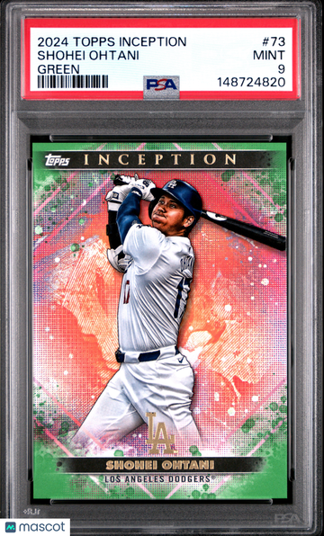 2024 Topps Inception Shohei Ohtani #73 Green PSA 9
