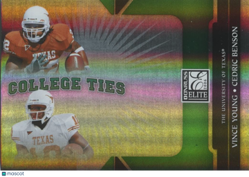 Vince Young Cedric Benson 2006 Rookie Texas Longhorns