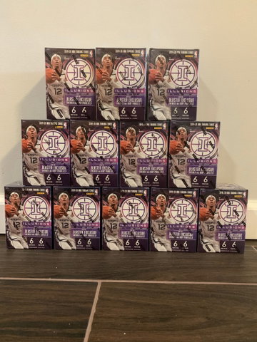 2019-20 Illusions Blaster Box Lot - 12 Boxes