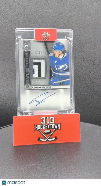 2024-25 Upper Deck The Cup Signature Patches Conor Geekie #SP-GE /99