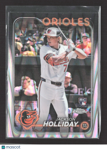 2024 Topps Chrome Jackson Holliday #88 RayWave RC