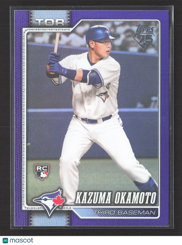 2026 Topps Series Two Kazuma Okamoto #443 Purple RC