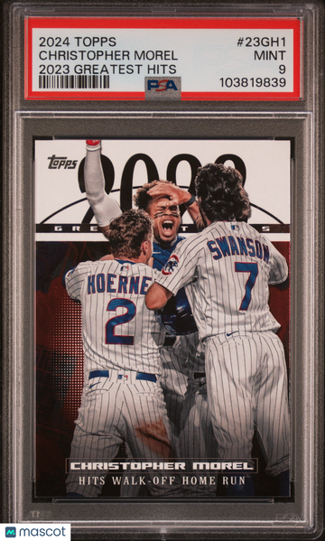 Christopher Morel 2024 Topps #23GH1-2023 Greatest Hits PSA 9