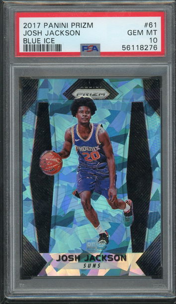 2017 Prizm Blue Ice Josh Jackson /99 PSA 10 
