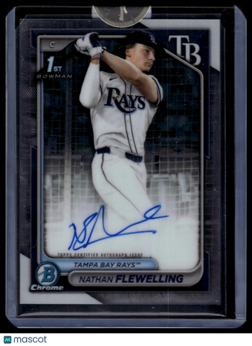 2024 Bowman Draft Nathan Flewelling #CPA-NF Chrome Prospect Autographs AU