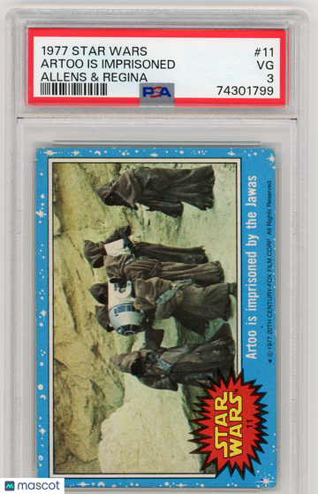 1977 Star Wars Allens & Regina Artoo Is Imprisoned #11 PSA 3