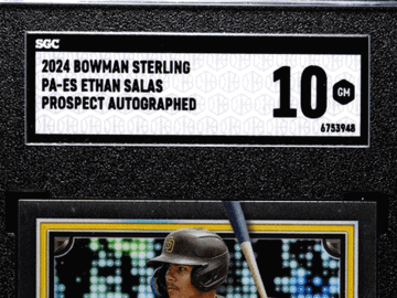 2024 Bowman Sterling Ethan Salas #PA-ES Prospect Autograph SGC 10