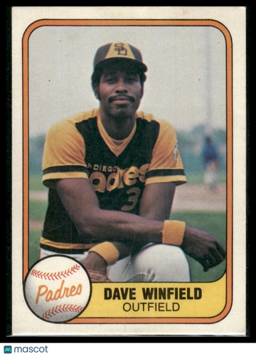 1981 Fleer Dave Winfield #484
