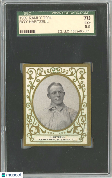 1909 Ramly T204 Roy Hartzell SGC 5.5 P1375