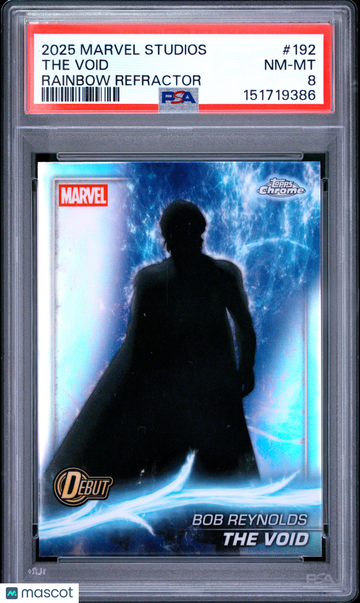 2025 Topps Marvel Studios Chrome The Void #192 PSA 8