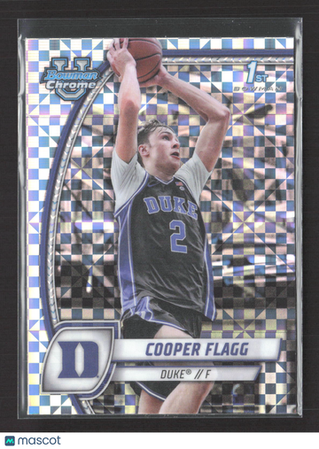 2025 Bowman Chrome University Cooper Flagg #16 X-Fractor 1st Bowman