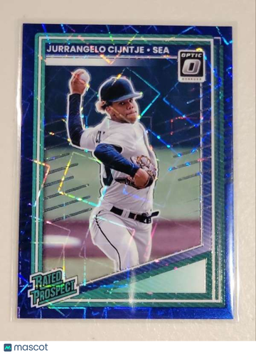 2025 Donruss - Optic Blue Velocity Jurrangelo Cijntje #132