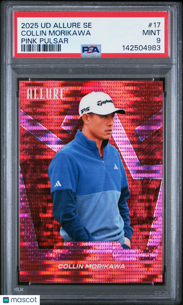 2025 Upper Deck Allure Se Collin Morikawa #17 Pink Pulsar PSA 9