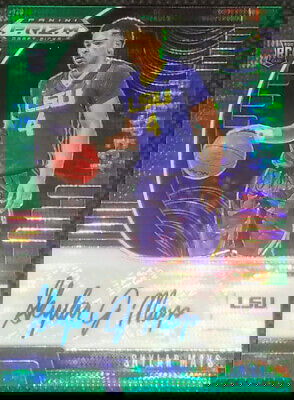 Skylar Mays 2020-21 Panini Prizm Draft Green Shimmer Auto Autograph 2/25