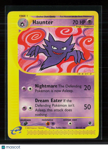 2002 Expedition Base Set Haunter Uncommon #80/165