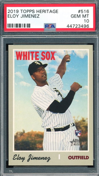 Eloy Jimenez 2019 Topps Heritage Rookie