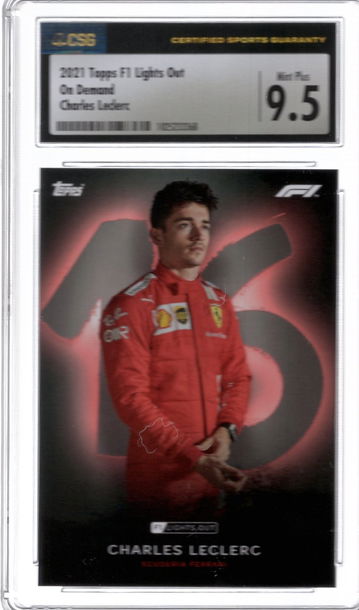 2021 Topps F1 Lights Out Charles Leclerc 9.5