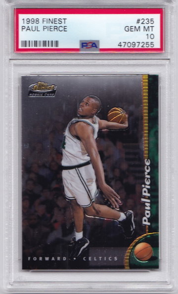 Paul Pierce 1998 Finest PSA 10 Rookie