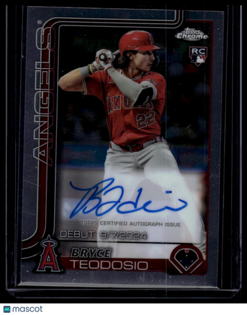 2025 Topps Chrome Update Bryce Teodosio #CRDA-BT Rookie Debut Autographs AU