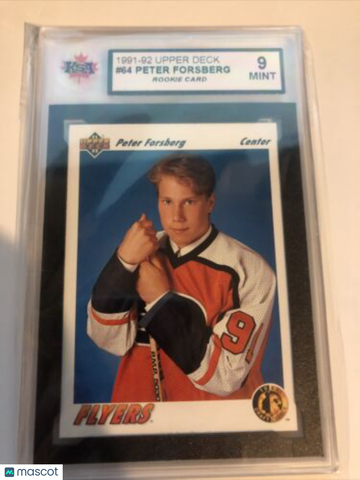 1991-92 Upper Deck Peter Forsberg KSA 9