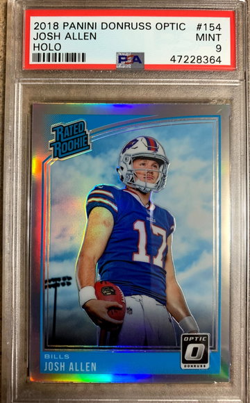 2018 Optic Holo Josh Allen PSA 9