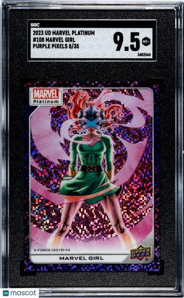 2023 Upper Deck Marvel Platinum Marvel Girl #108 SGC 9.5