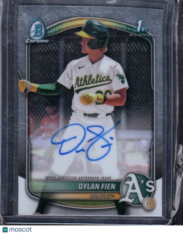 2025 Bowman Dylan Fien #CPA-DF Chrome Prospects Autographs AU