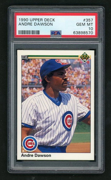 1990 Upper Deck Andre Dawson #357 PSA 10