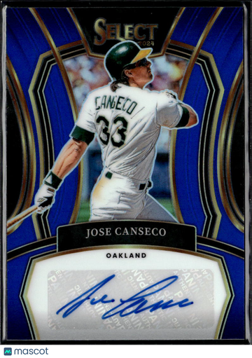 2024 Panini Select Prizm Jose Canseco #LEG-JC Blue /49